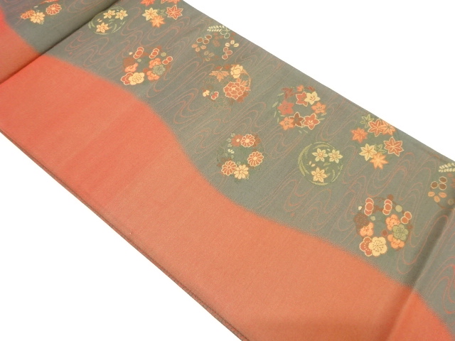JAPANESE FUKURO OBI / WOVEN STREAM